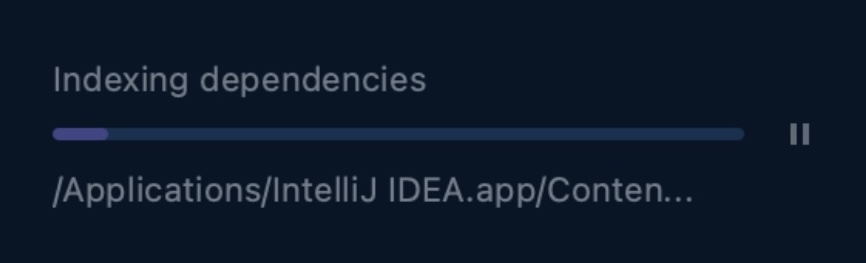 Indexing Dependencies Popup